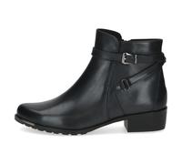 Caprice Damen Stiefeletten mit Absatz aus Leder mit Schnalle, Blau (Ocean Nappa), 41 EU