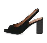 Caprice Damenschuhe Sandalen mit Absatz BLACK SUEDE BLACK SUEDE - Gr. - 38