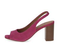 Caprice Damenschuhe Sandalen mit Absatz FUCHSIA SUEDE FUCHSIA SUEDE - Gr. - 37