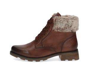 Caprice Damenschuhe Schnürstiefeletten COGNAC NAPPA COGNAC NAPPA - Gr. - 5.5 UK