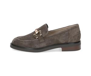 Caprice Damenschuhe Slipper / Trotteur GREY SUEDE GREY SUEDE - Gr. - 40 EU | 6.5 UK