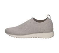 Caprice Slipper Wedges-Walk Damen Hellgrau mit funkelnden Strass-Steinen Gr. 37