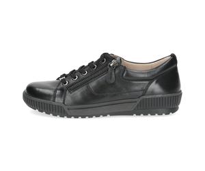 Caprice Damenschuhe Sportliche Schnürer BLACK NAPPA BLACK NAPPA - Gr. - 5.5 UK