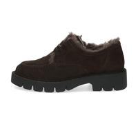 Caprice Damenschuhe Sportliche Schnürer DK BROWN SUEDE DK BROWN SUEDE - Gr. - 42