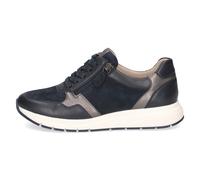 Caprice Keilsneaker Damen Leder dunkelblau kombiniert Gr. 40 Schürer mit Besatz in Metallicoptik