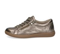 Caprice Sneaker 23757 (Leder, mit seitlichen Reissverschluss) gold/taupe Damen, Größe Euro (US) 40