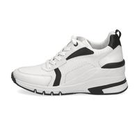 Caprice Damenschuhe Sportliche Schnürer WHITE/BLACK WHITE/BLACK - Gr. - 42