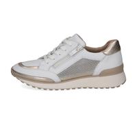 Caprice Damenschuhe Sportliche Schnürer WHITE/LIGHT GOLD WHITE/LIGHT GOLD - Gr. - 40