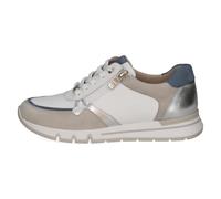 Caprice Damenschuhe Sportliche Schnürer WHITE/SILVER WHITE/SILVER - Gr. - 37