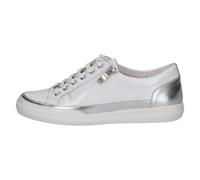 Caprice Damenschuhe Sportliche Schnürer WHITE/SILVER WHITE/SILVER - Gr. - 42 EU | 8 UK