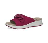 Caprice Damen Pantoletten Fuchsia Suede – aus Leder, bequem – Größe 40