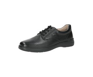 CAPRICE Herren Schnürschuhe aus Leder Bequem, Schwarz (Black Nappa), 40 EU