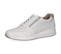 CAPRICE Herren Schnürschuhe aus Leder Sportlich, Weiß (White Comb), 43 EU