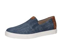 CAPRICE Herren Slipper aus Leder ohne Schnürsenkel, Blau (Blue Comb), 41 EU