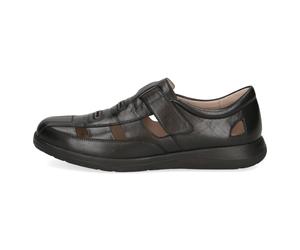 Caprice Herrenschuhe Slipper BLACK NAPPA BLACK NAPPA - Gr. - 44