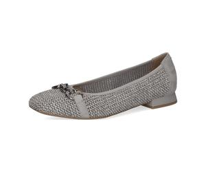 Caprice Klassische Ballerinas für Damen, grau, Größe 41 EU
