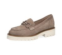 Caprice Komfort Slipper Halbschuh extra weit für Damen, braun, Größe 39 EU