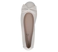 Caprice Leder-Ballerinas in Creme - Größe 38 | Damen Ballerinas