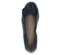Caprice Damen Ballerinas Ocean Deer – Leder mit Schleife – Blau – Größe 37