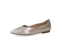 Caprice Leder-Ballerinas in Taupe - Größe 37 | Damen Ballerinas