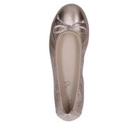 Caprice Leder-Ballerinas in Taupe - Größe 40 | Damen Ballerinas