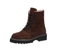 Caprice Leder flache Schnürstiefelette Braun 26218 Warmfutter