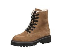 Caprice Leder flache Schnürstiefelette Khaki 26218 Warmfutter