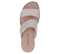 Caprice Pantoletten Snow Nubuc Leder mit Fußbett Beige Gr. 39 EU Hinweis: In den Eingaben gibt es widersprüchliche Farbangaben (Beige/Snow Nubuc und Weiß); ich habe Beige (Snow Nubuc) verwendet.