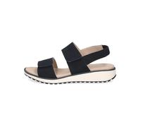 Caprice Leder-Keilsandaletten in Dunkelblau - 34% | Größe 40 | Damen Sandalen