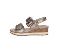 Caprice Leder-Keilsandaletten in Gold - Größe 39 | Damen Sandalen