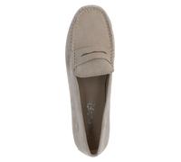 CAPRICE Damen Mokassins aus Leder Elegant, Beige (Sand Suede), 38 EU