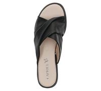 Pantolette CAPRICE "Caprice Pantoletten Nappaleder", Damen, Gr. 39, schwarz, Nappaleder, Schuhe Pantolette (13095441-39) schwarz