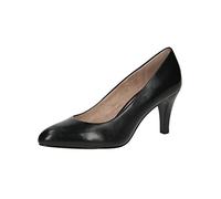 Caprice Leder Pumps Schwarz 22405