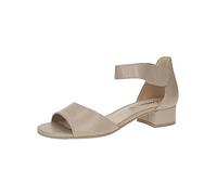 Caprice Leder Sandale Absatz Beige 28212