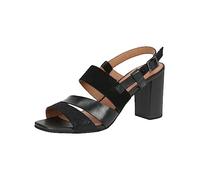 Caprice Leder Sandale Absatz Schwarz 28303