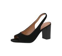 Damen-Sandalette BLACK SUEDE - Gr. - 38