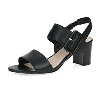Caprice Leder Sandale Absatz Schwarz 28306