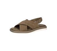 Caprice Leder Sandale Flach Grün 28102