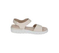 Sandale CAPRICE Gr. 39, beige (creme) Damen Schuhe Keilsandaletten Sommerschuh, Sandalette, Klettschuh, mit Klettverschluss, Weite H (94035630-39)