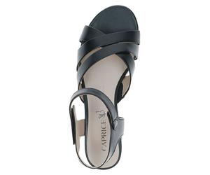 Caprice Leder-Sandaletten in Schwarz - Größe 38 | Damen Sandalen