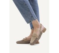 Caprice Leder-Slingballerinas in Beige - Größe 40 | Damen Ballerinas