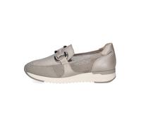 Caprice Slipper Damen mit Plateau, gelocht, sportlich, Grau – Gr. 38 EU