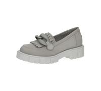 Caprice Slipper Leder Hellgrau