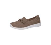 Caprice Damen Slipper MUD SUEDE – aus Leder, Braun, bequem – Gr. 40