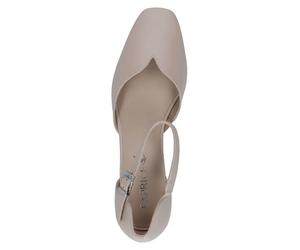 Caprice Leder-Spangenpumps in Beige - Größe 37 | Pumps