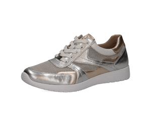 Caprice M2376646-Schnürer für Damen, silber, Größe 38 EU