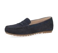 Slipper CAPRICE Gr. 38, blau (dunkelblau) Damen Schuhe Slip ons mit schönem Zierriegel (48499157-38)