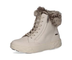 Caprice MoonboorCremeFellkragen für Damen, beige, Größe 41 EU