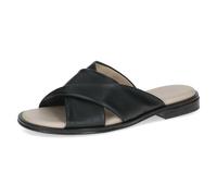 Pantolette CAPRICE "Caprice Pantoletten Nappaleder", Damen, Gr. 39, schwarz, Nappaleder, Schuhe Pantolette (13095441-39) schwarz