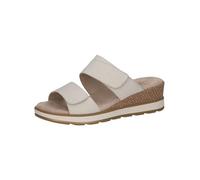 Caprice Pantoletten Snow Nubuc Leder mit Fußbett Beige Gr. 39 EU Hinweis: In den Eingaben gibt es widersprüchliche Farbangaben (Beige/Snow Nubuc und Weiß); ich habe Beige (Snow Nubuc) verwendet.